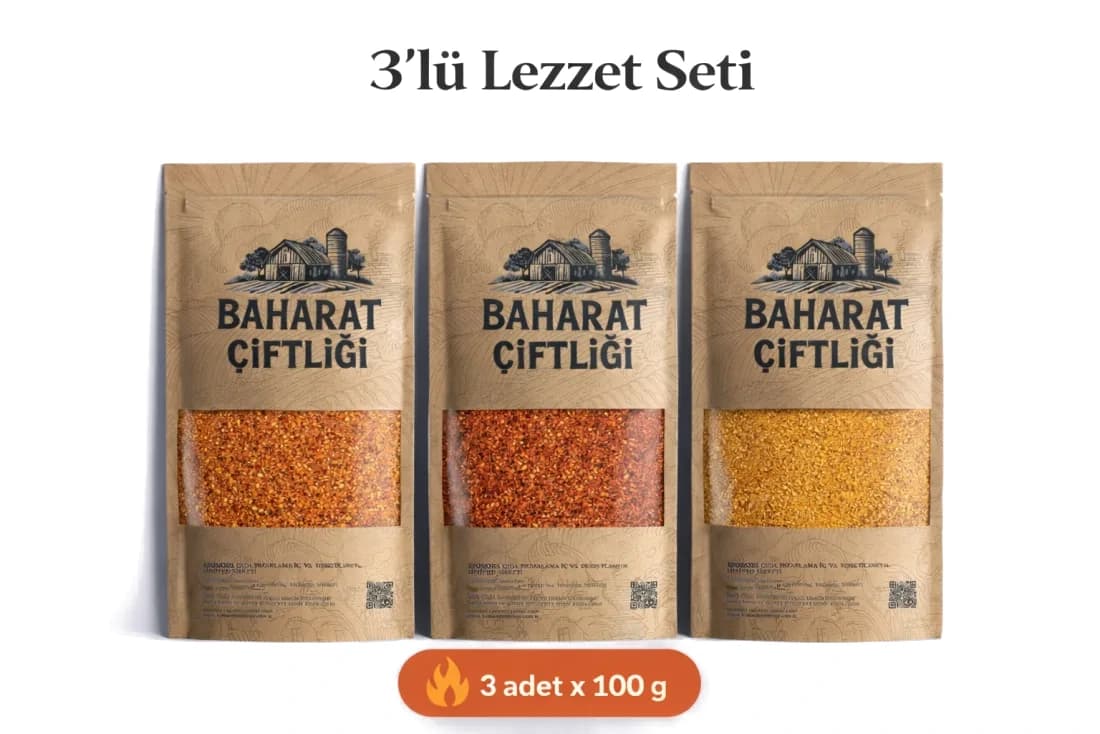 3'lü Baharat Seti